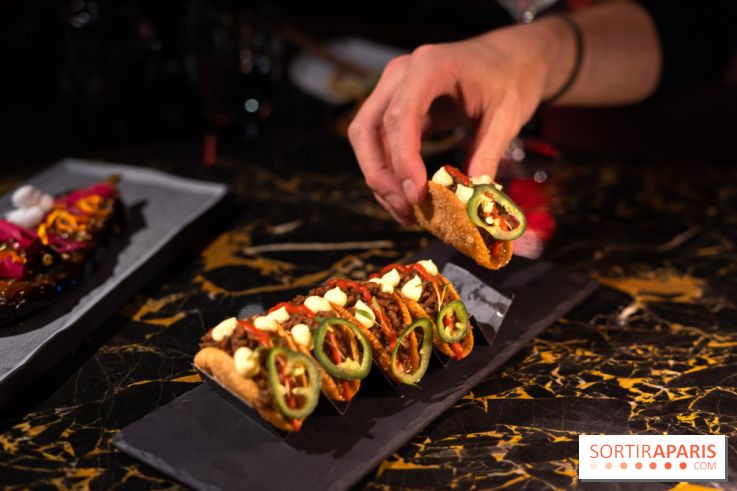 Akira Back Paris fête ses 1 an -  taco bœuf