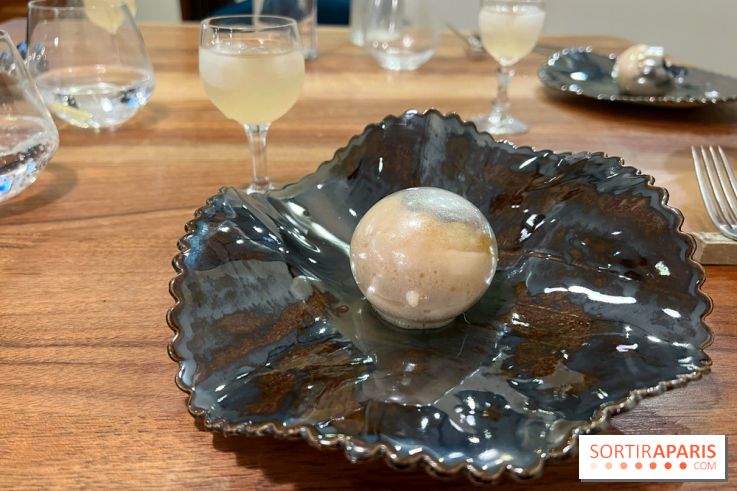 Accents Table Bourse - Dessert bulle coing pomme