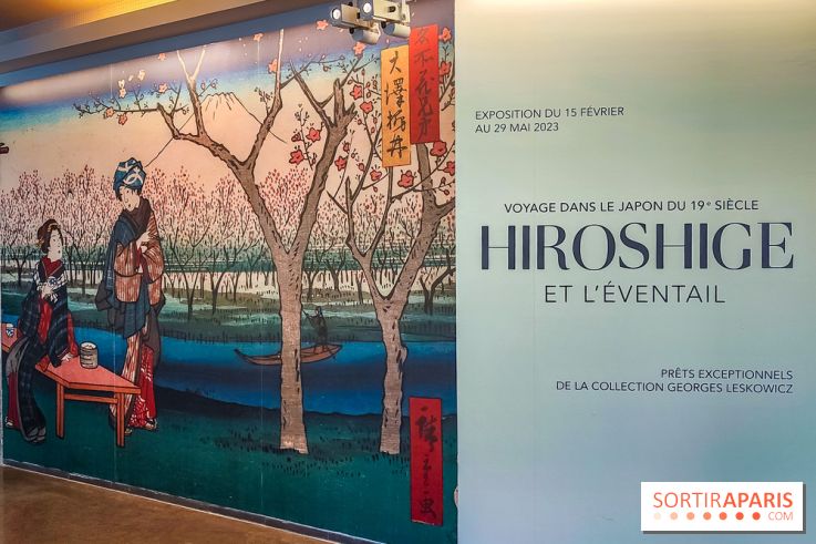 Hiroshige et l'éventail : voyage au Japon du XIXe siècle avec la sublime exposition du musée Guimet  - IMG20230214103356