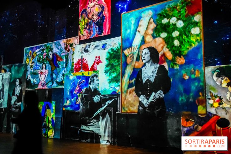 Chagall, Paris-New York, l'exposition immersive inédite de l'Atelier des Lumières - photos