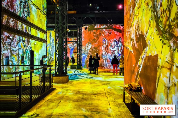 Chagall, Paris-New York, l'exposition immersive inédite de l'Atelier des Lumières - photos