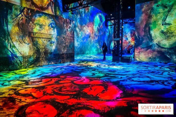 Chagall, Paris-New York, l'exposition immersive inédite de l'Atelier des Lumières - photos - IMG20230216101013