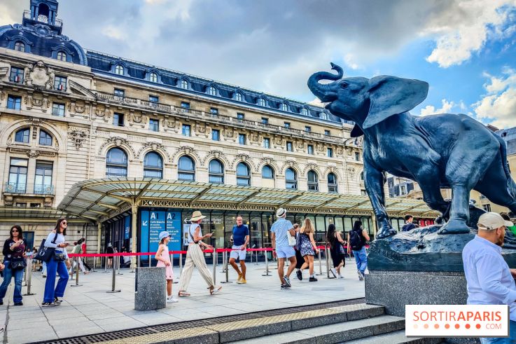 Musée d'Orsay, collection permanente  - Statue extérieur parvis musée
