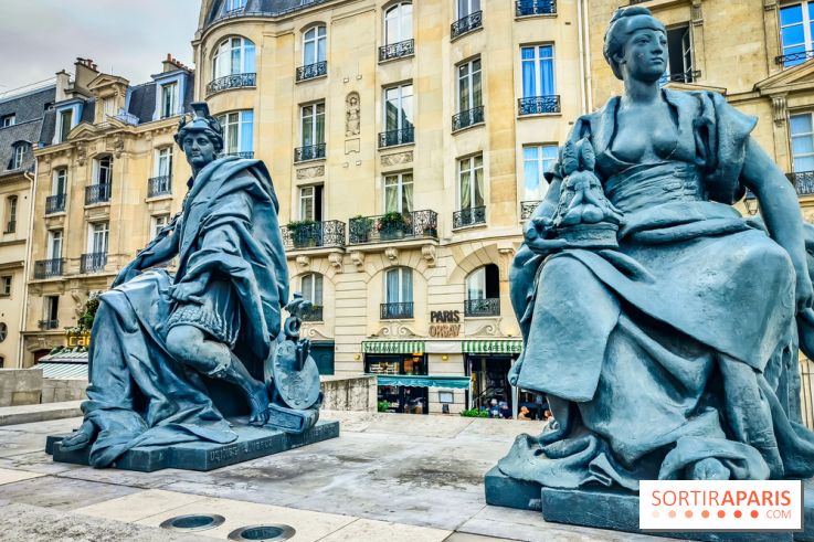 Musée d'Orsay, collection permanente  - Statue extérieur parvis musée