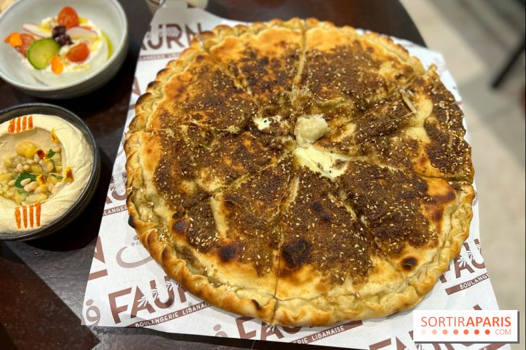 Faurn - Man'ouché royale halloumi zaatar