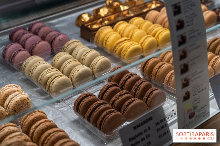 Chocolats chauds de Une Glace à Paris -  macarons glacés
