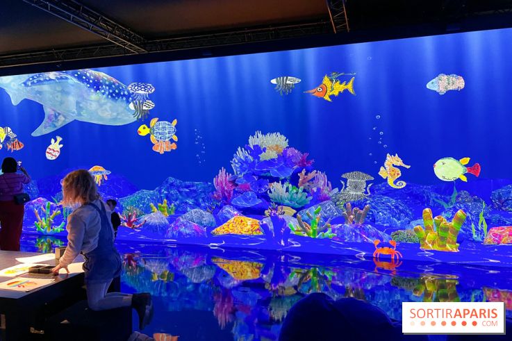 Comme Un Poisson Dans L'Eau - L'installation immersive de TeamLab au Bon Marché - image00001