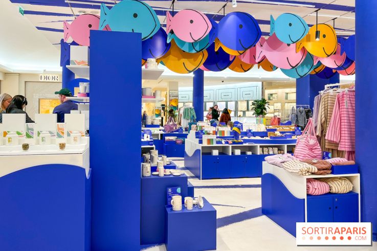 Comme Un Poisson Dans L'Eau - L'installation immersive de TeamLab au Bon Marché