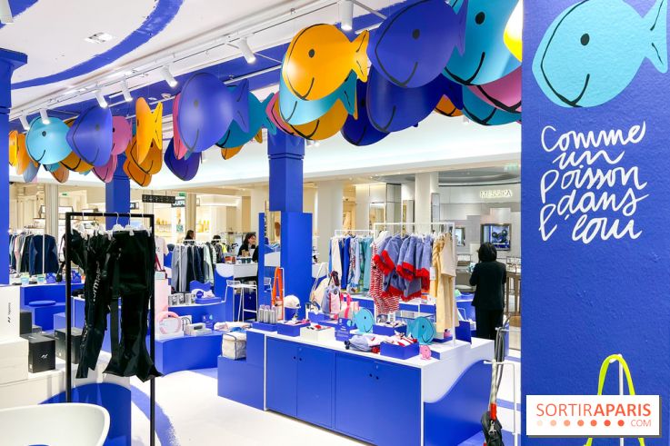 Comme Un Poisson Dans L'Eau - L'installation immersive de TeamLab au Bon Marché