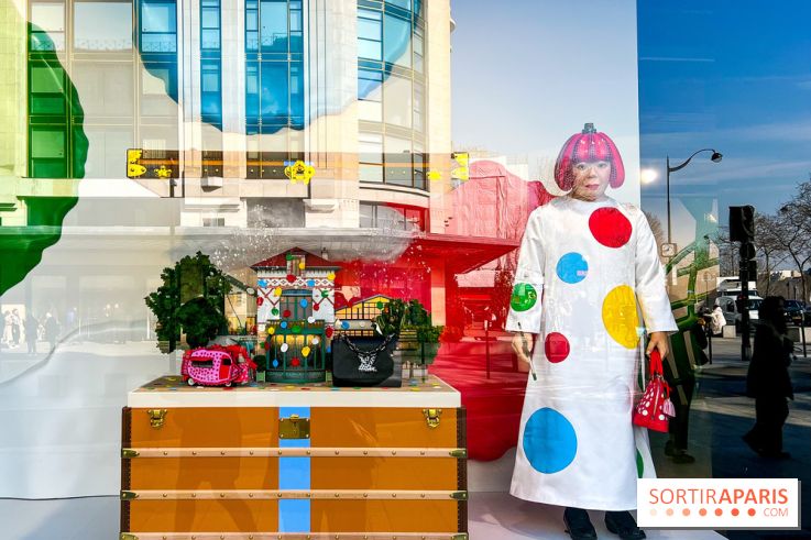 Yayoi Kusama face à la Samaritaine