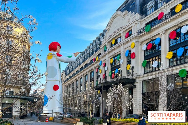 Yayoi Kusama face à la Samaritaine