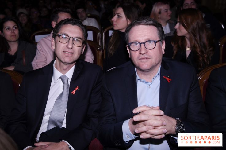 © Rachid Bellak - Maxime Saada pdt du groupe Canal+ et Rodolphe Belmer pdg du groupe TF1