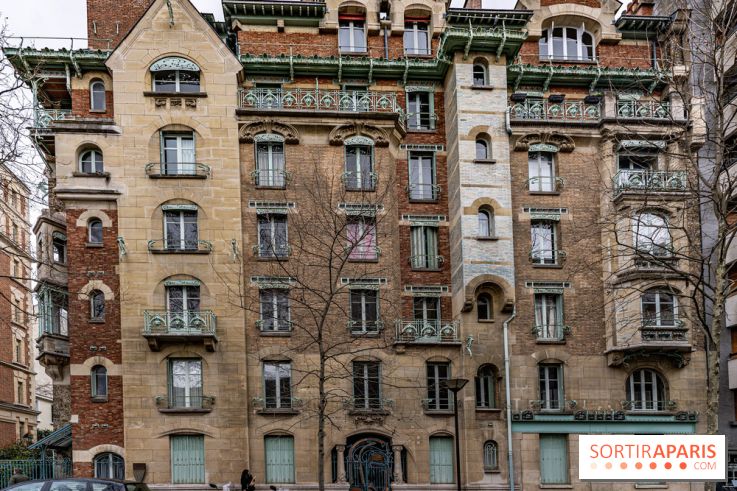 Le Castel Béranger par Hector Guimard - immeuble Art Nouveau de Paris -  A7C5031
