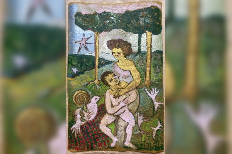 Trouble, l'exposition intriguante au Patronage Laïque Jules Vallès ! - DALLET Sylvie dallet Miséricorde catalogue 47X72 2022 