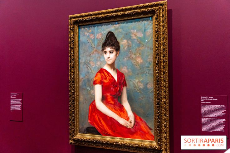 Exposition Pastels, de Millet à Redon au Musée d'Orsay - Emile Lévy - Portrait de Marie de Héredia