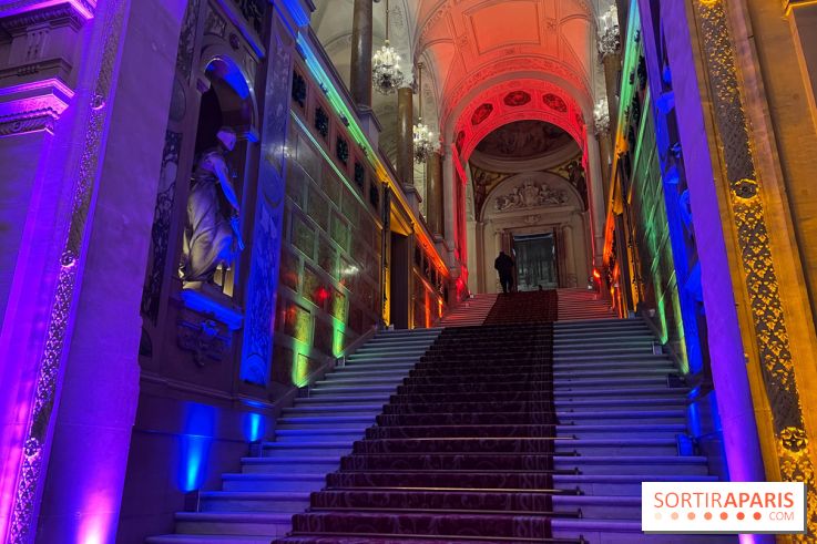 Nuit des Fiertés - Visuel Hôtel de Ville intérieur LGBTQIA+