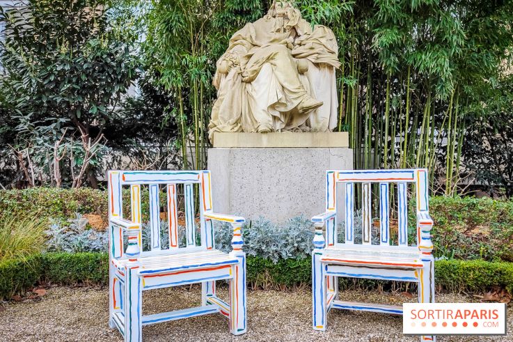 Exposition à l'Assemblée nationale : Alexandre Benjamin Navet décore la cour du Palais Bourbon  - IMG20230320095316