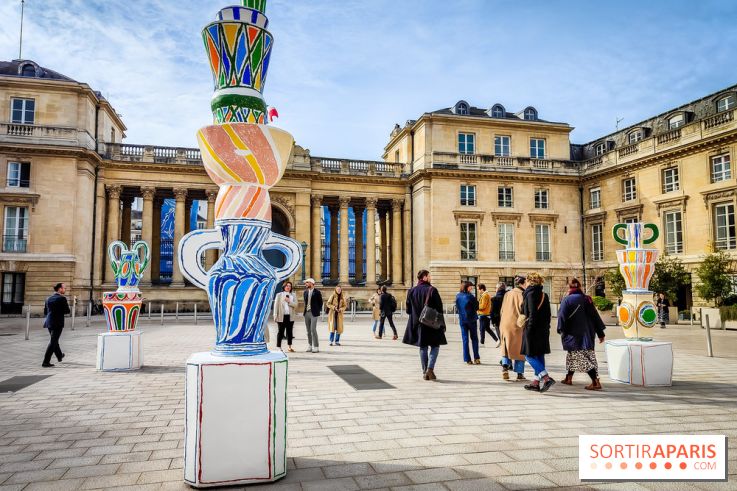 Exposition à l'Assemblée nationale : Alexandre Benjamin Navet décore la cour du Palais Bourbon  - IMG20230320095932