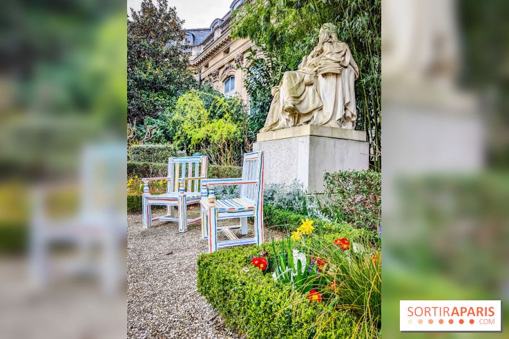 Exposition à l'Assemblée nationale : Alexandre Benjamin Navet décore la cour du Palais Bourbon  - IMG20230320095326
