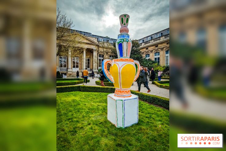 Exposition à l'Assemblée nationale : Alexandre Benjamin Navet décore la cour du Palais Bourbon  - IMG20230320095200