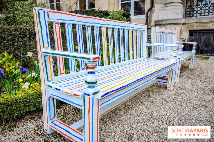 Exposition à l'Assemblée nationale : Alexandre Benjamin Navet décore la cour du Palais Bourbon  - IMG20230320095425