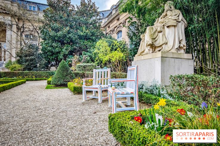 Exposition à l'Assemblée nationale : Alexandre Benjamin Navet décore la cour du Palais Bourbon  - IMG20230320095331