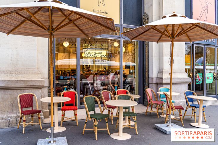 Café Paul Smith, le créateur de mode s'approprie le Café Vert du Printemps Haussmann -  A7C6745