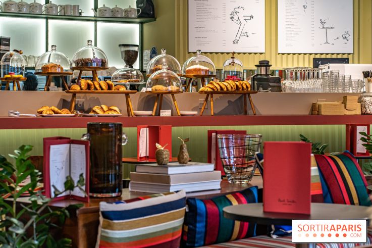 Café Paul Smith, le créateur de mode s'approprie le Café Vert du Printemps Haussmann -  A7C6725