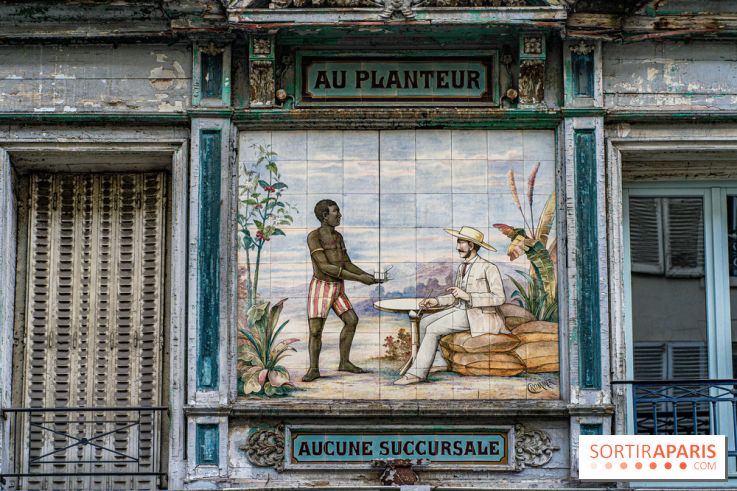 L'historique enseigne Au Planteur côté Montorgueil