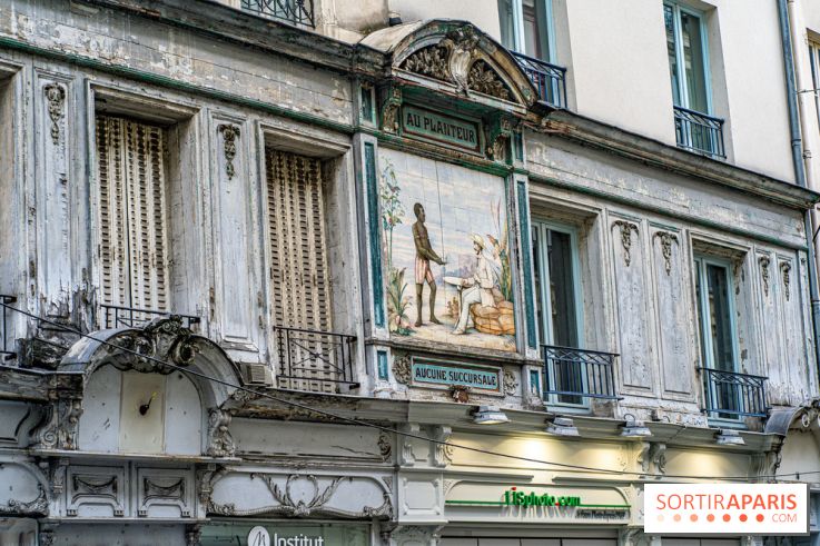 L'historique enseigne Au Planteur côté Montorgueil