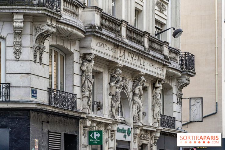 Façade immeuble Journal du Soir - La France -  A7C8664