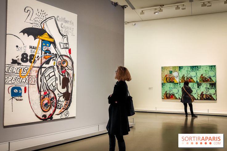 Exposition Basquiat x Warhol à la Fondation Louis Vuitton : voyage dans le New-York des années 1980 - IMG20230404103435