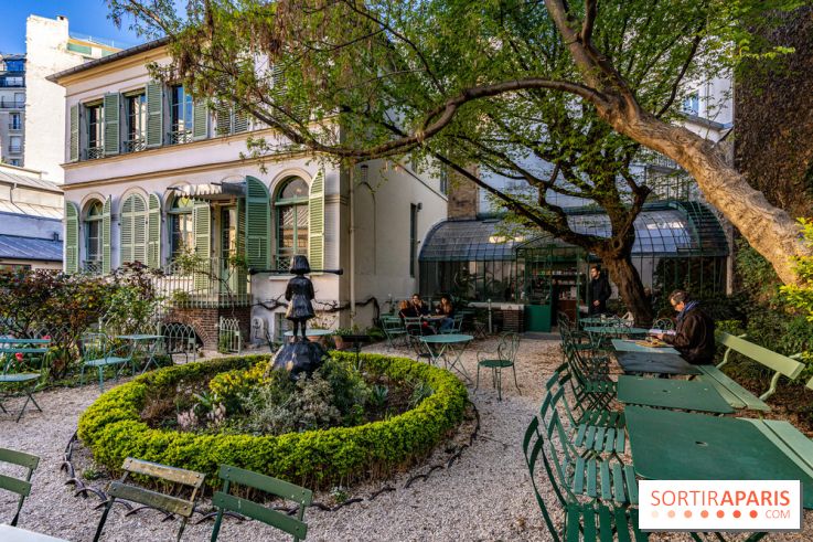 Le café - Salon de thé et terrasse Rose Bakery au Musée de la Vie Romantique  -  A7C9266 HDR