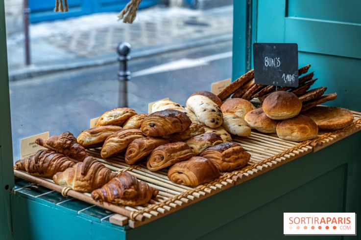 Sain Gravilliers - le nouvelle boulangerie et salon de thé du 3e à Paris - Viennoiseries - pain au chocolat