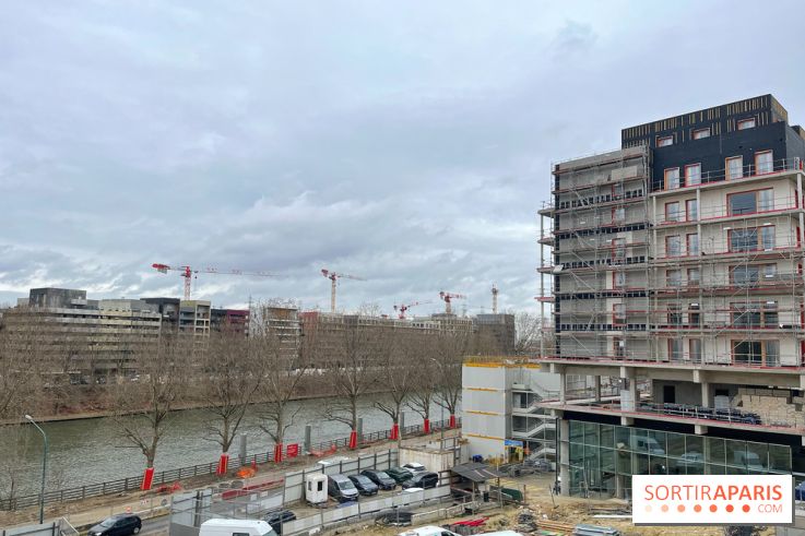 Jeux Olympiques de Paris 2024 : chantier du village des athlètes