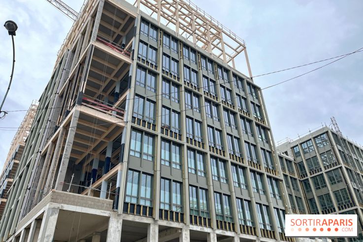 Jeux Olympiques de Paris 2024 : chantier du village des athlètes