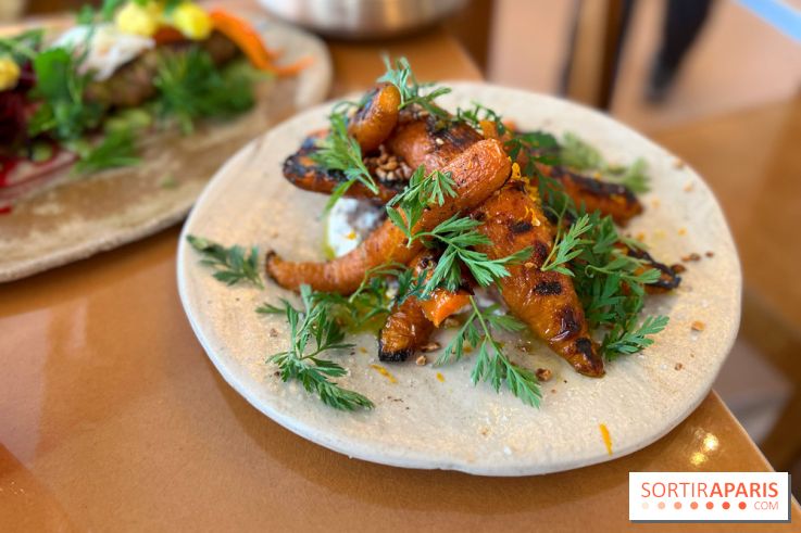 Jolia - Carottes braisées et labné