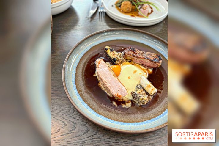 Cèna - Pintade et asperges blanches