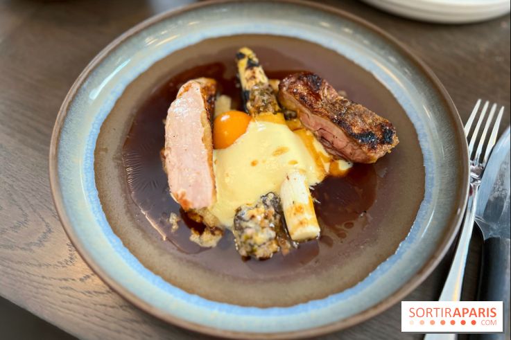 Cèna - Pintade et asperges blanches