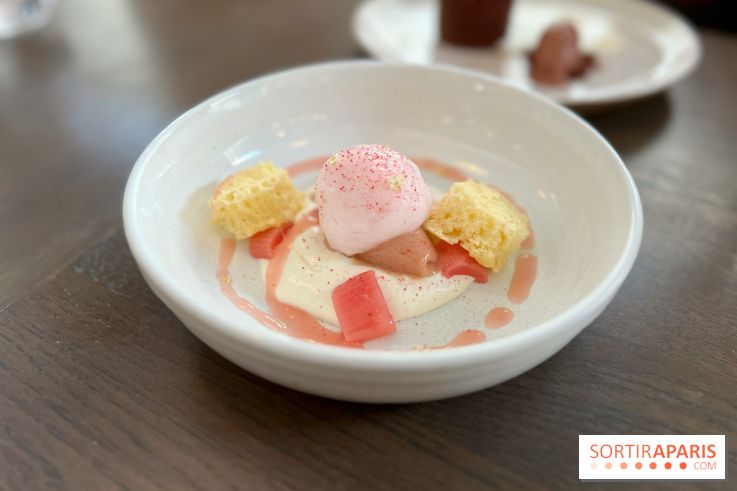 Cèna - Dessert rhubarbe