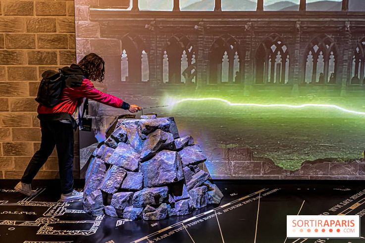 Harry Potter l'exposition bataille poudlard sorts