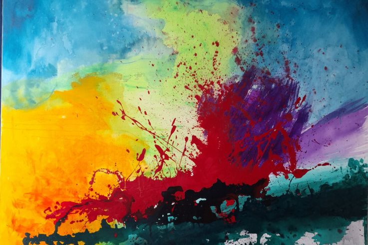 Jacqueline Poitevin vous invite dans son univers à travers  - Big bang 160x160 2022