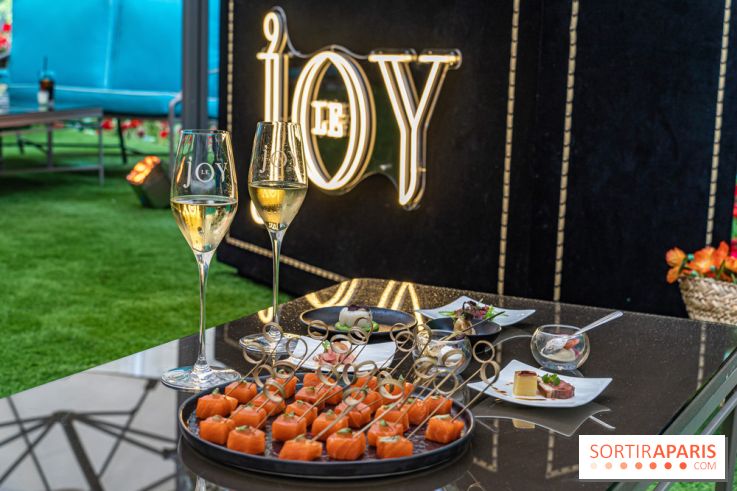 La terrasse cachée du Joy à l'Hôtel Fouquet's 2023 : le jardin de coquelicots -  A7C2766