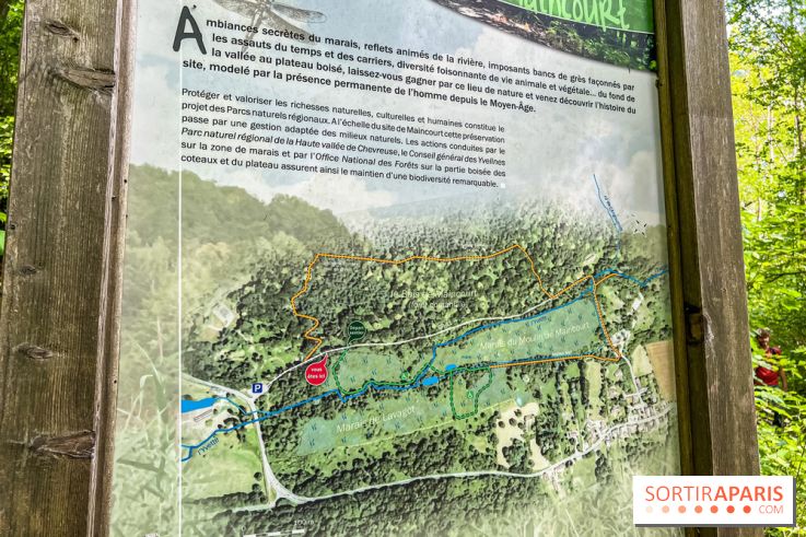 Sentier découverte de Maincourt - Vallée de Chevreuse - parcours vert et orange