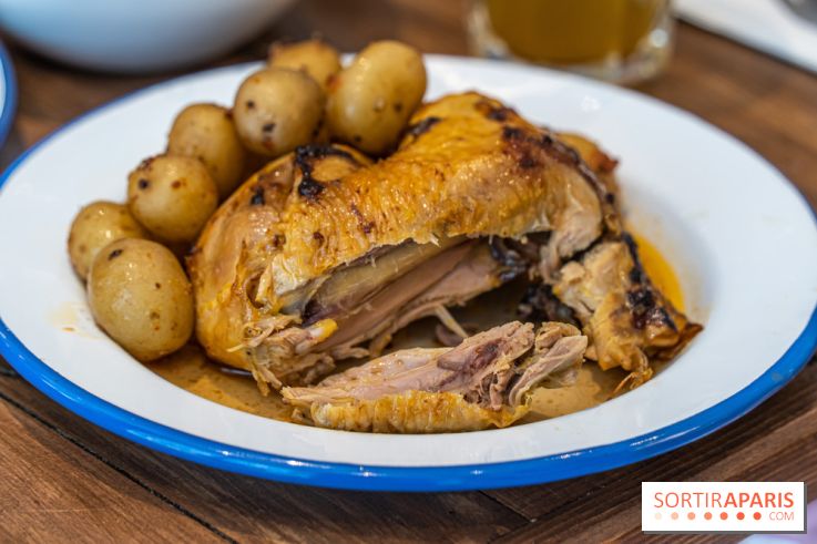 Label Broche restaurant - David Gallienne - Table du Gourmet - Galeries Lafayettes - Top Chef -  poulet