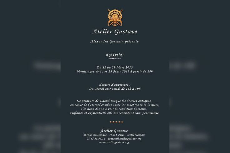 Exposition Daoud « Peintures »