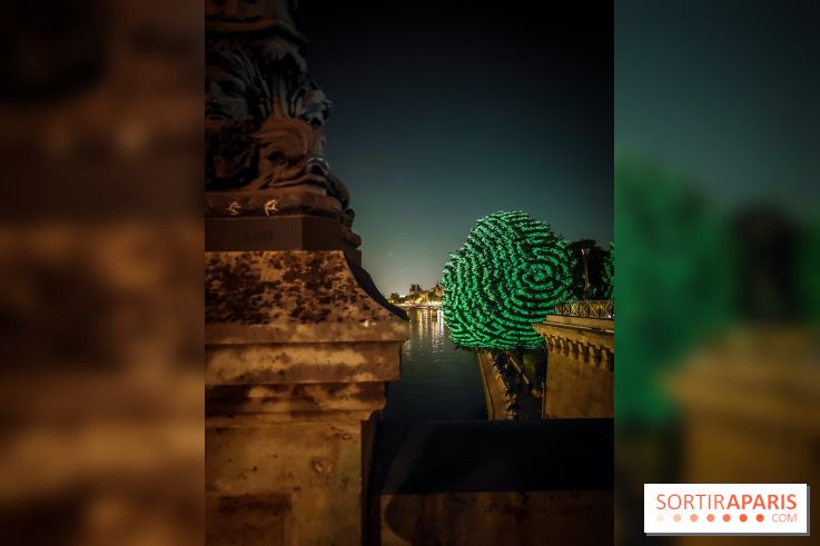 Nuit Blanche 2023 : des projections lumineuses magiques au Square du Vert Galant de l'Île de la Cité