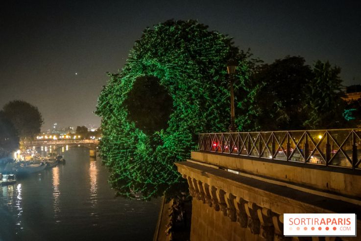 Nuit Blanche 2023 : des projections lumineuses magiques au Square du Vert Galant de l'Île de la Cité