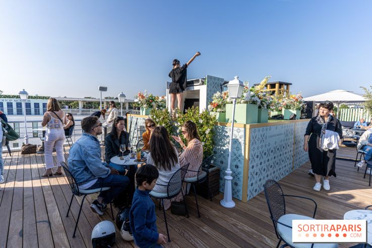 La terrasse d'été en rooftop du Molitor 2023
