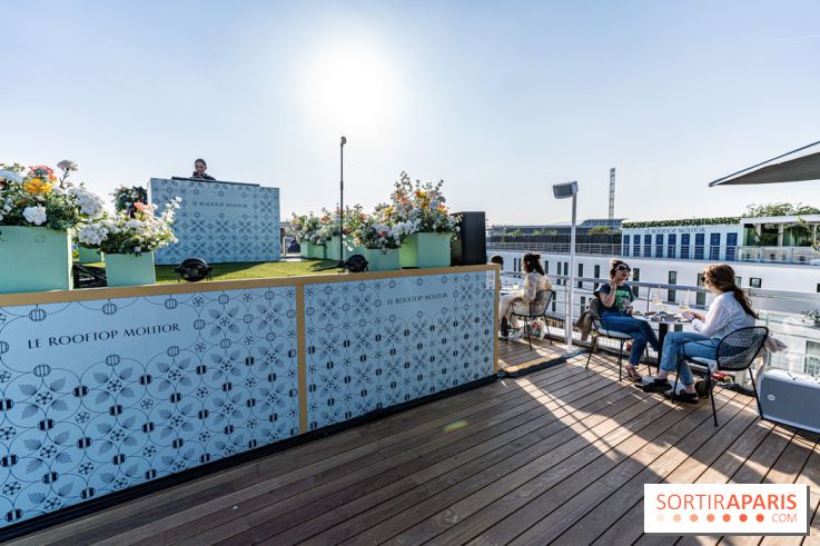 La terrasse d'été en rooftop du Molitor 2023